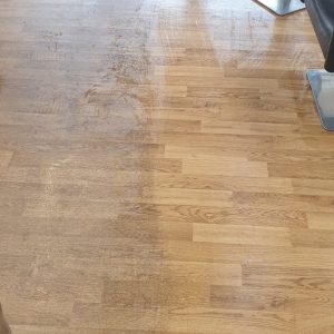 Linoleum Floor Restoration Results Walsall Restoring linoleum flooring professional cleaning in Walsall